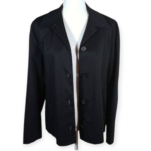GAP BLACK BLAZER SZ.8 EUC - Picture 2 of 4